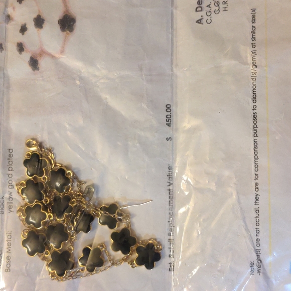 Certificate Evaluation Included Mother of Pearl Necklace & Earrings Set - Picture 8 of 14